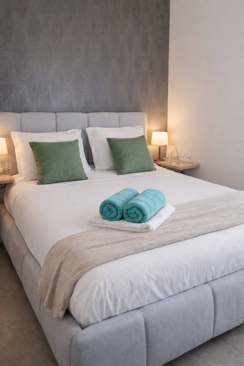 Chambre cosy avec lit king size